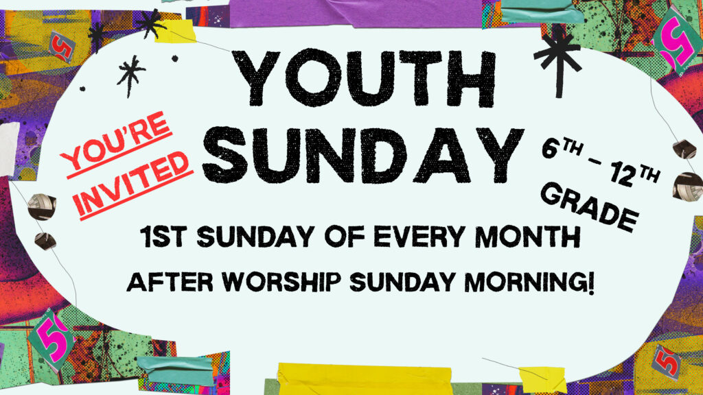 Retro Rugged Scrapbook Youth Sunday Church Presentation